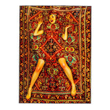 Seletti Toiletpaper Rectangular Rug  Lady on Carpet